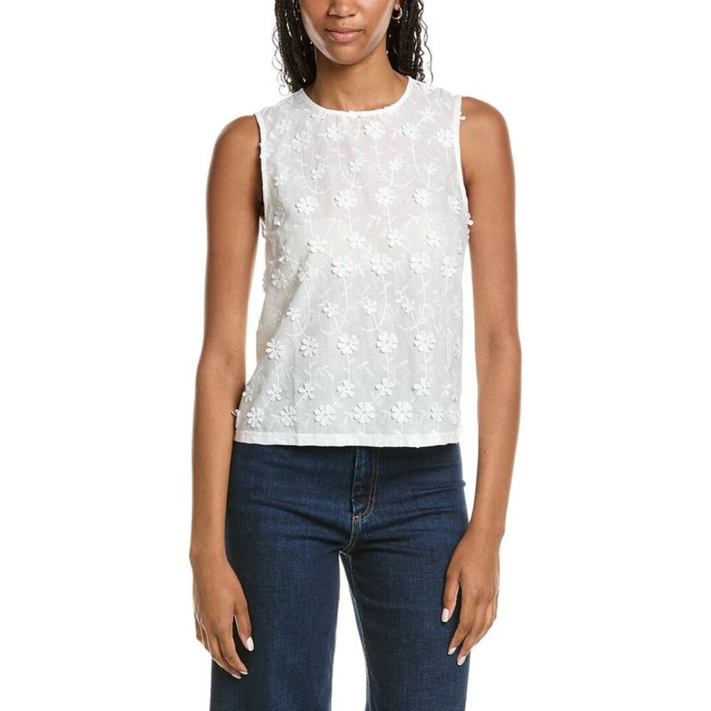 Nanette Nanette Lepore Womens  Sleeveless Top, White